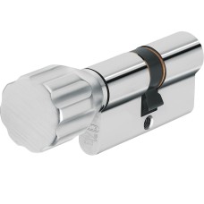 ABUS KXP20S 70/30 Κύλινδρος Ασφαλείας με Πόμολο από την Μικρή Πλευρά