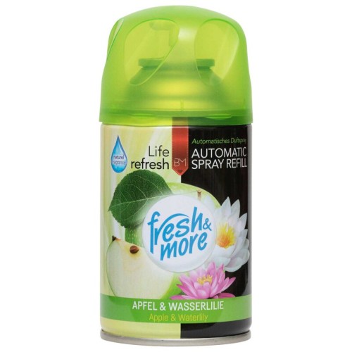 Fresh & More Ανταλλακτικό Συσκευής Ψεκασμού Apple & Waterlily 250ml