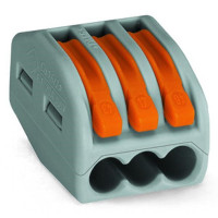 Wago 222-413 3 Way Electrical Wire Connector