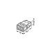 Wago 2273-202 Κλέμα 2 θέσεων COMPACT 2x2,5