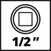 Einhell TC-PW 610 Αερόκλειδο 1/2" με Μέγιστη Ροπή 610Nm