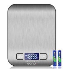 Eono Ψηφιακή Ζυγαριά Κουζίνας 1gr/5kg Ασημί