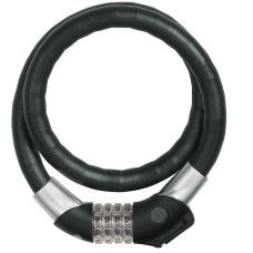 Abus 1460/85 Raydo Pro  Κλειδαριά Ποδηλάτου Κουλούρα με Συνδυασμό Μαύρη