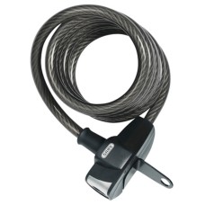 Abus 5104/180/12 CC LOCK Κλειδαριά Ποδηλάτου Κουλούρα με Κλειδί Μαύρη