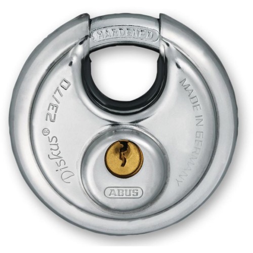 Abus 23 Diskus Ατσάλινο Λουκέτο Δίσκος με Κλειδί 70mm