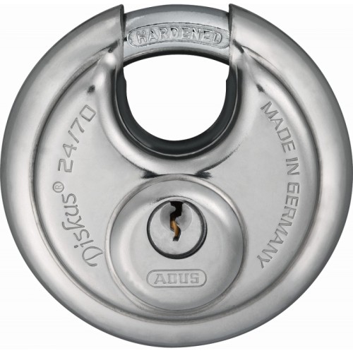 ABUS Diskus 24/70 Ατσάλινο Λουκέτο Δίσκος με Κλειδί 70mm