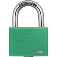Abus Mylock T65AL/40 Αλουμινένιο Λουκέτο Πέταλο με Κλειδί Πράσινο 40mm