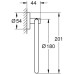 Grohe Essentials Κρίκος Μπάνιου Ασημί 40365001