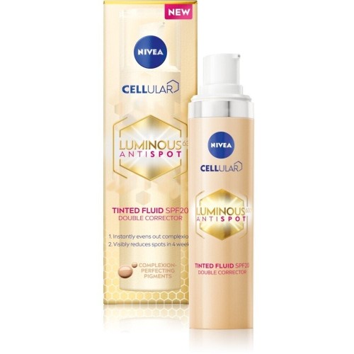 Nivea Cellular Luminous 630 Ενυδατική Κρέμα Προσώπου Ημέρας με SPF20 40ml