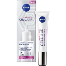 Nivea Cellular Expert Filler Αντιγηραντική Κρέμα Ματιών & Χειλιών 15ml