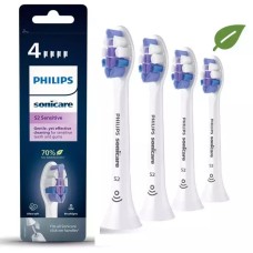 Philips Sonicare S2 Sensitive Ανταλλακτικές Κεφαλές για Ηλεκτρική Οδοντόβουρτσα 4τμχ