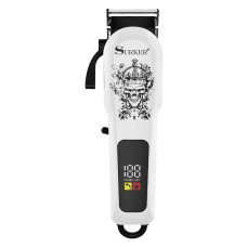 Surker SK-309 Επαναφορτιζόμενη Κουρευτική Μηχανή  Λευκή