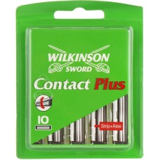 Wilkinson Sword Contact Plus Ανταλλακτικές Κεφαλές με 2 Λεπίδες & Λιπαντική Ταινία 10τμχ