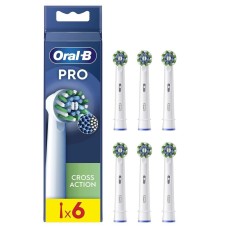 Oral-B Pro Cross Action Ανταλλακτικές Κεφαλές για Ηλεκτρική Οδοντόβουρτσα 6τμχ