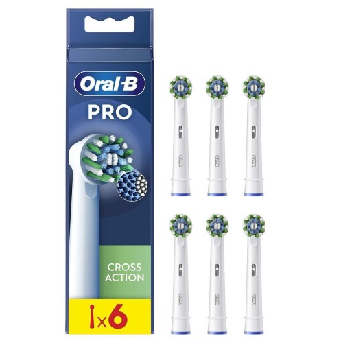 Oral-B Pro Cross Action Ανταλλακτικές Κεφαλές για Ηλεκτρική Οδοντόβουρτσα 6τμχ