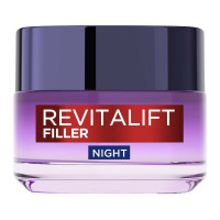 L'Oreal Paris Revitalift Filler Renew Κρέμα Προσώπου Νυκτός για Ενυδάτωση & Αντιγήρανση με Υαλουρονικό Οξύ 50ml