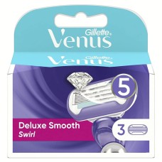 Gillette Venus Deluxe Smooth Swirl Ανταλλακτικές Κεφαλές με 5 Λεπίδες 3τμχ