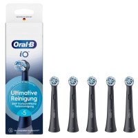 Oral-B iO Ultimate Clean Ανταλλακτικές Κεφαλές για Ηλεκτρική Οδοντόβουρτσα Black 5τμχ