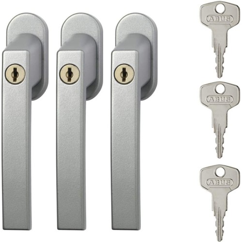 ABUS FG210 Τριπλό ΣΕΤ Χερούλι για Παράθυρα και Μπαλκονόπορτες με Κλειδαριά