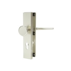 Abus SB500 F2 Πόμολο Εξώπορτας με Πλάκα Νίκελ