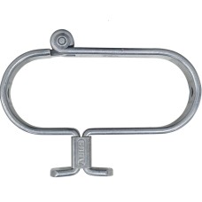 ABUS 131/140 GateSec Hasp Ασφάλεια πύλης/φράχτη Λουκέτου Ασημί