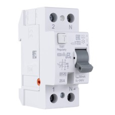 REV Ρελέ Ράγας Διαρροής 25A  Διπολικό με Τάση 230V 30mA 0505487555
