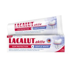 Lacalut Aκtiv Gum Protection & Gentle White Οδοντόκρεμα 75ml